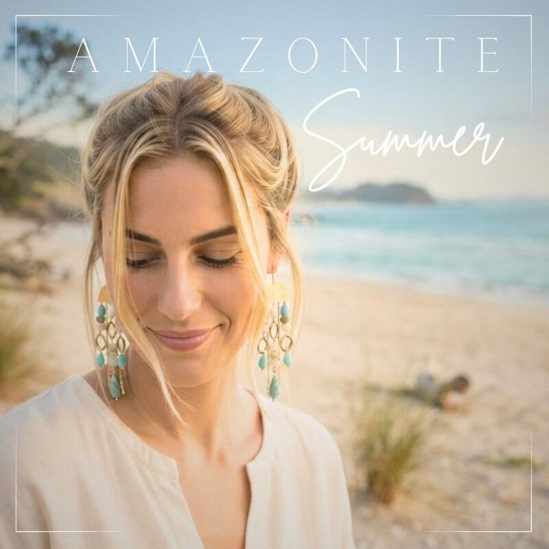 amazonite jewellery collection for Summertime